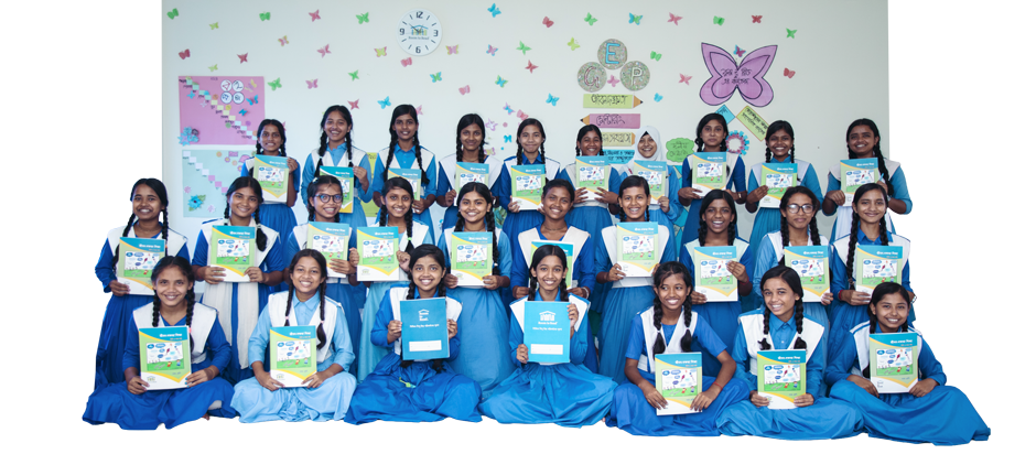 Room to Read Gender Equality Portfolio students in Bangladesh