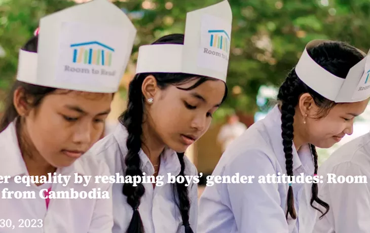 20230926_少年の意識を新たにすることでジェンダー平等を改善する： ルーム・トゥ・リードのカンボジアからの学び